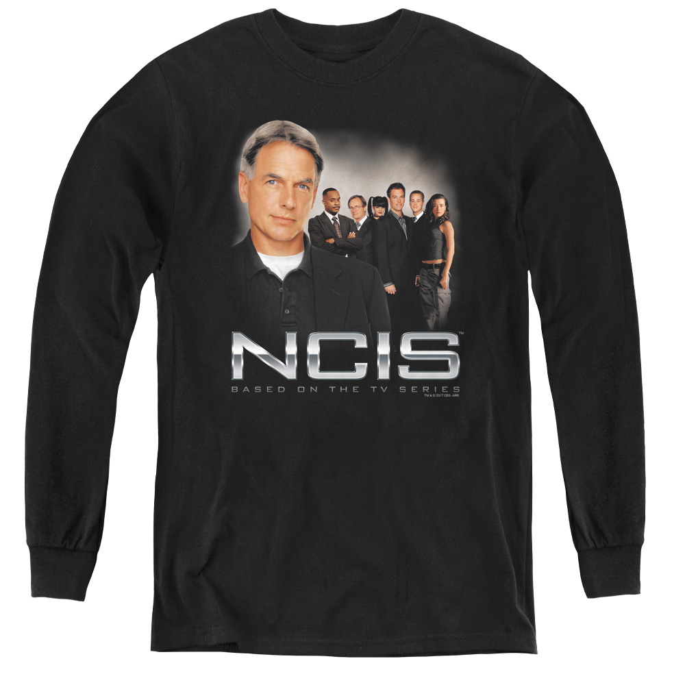 NCIS & Investigators - Youth Long Sleeve Tee, Black - Extra Large