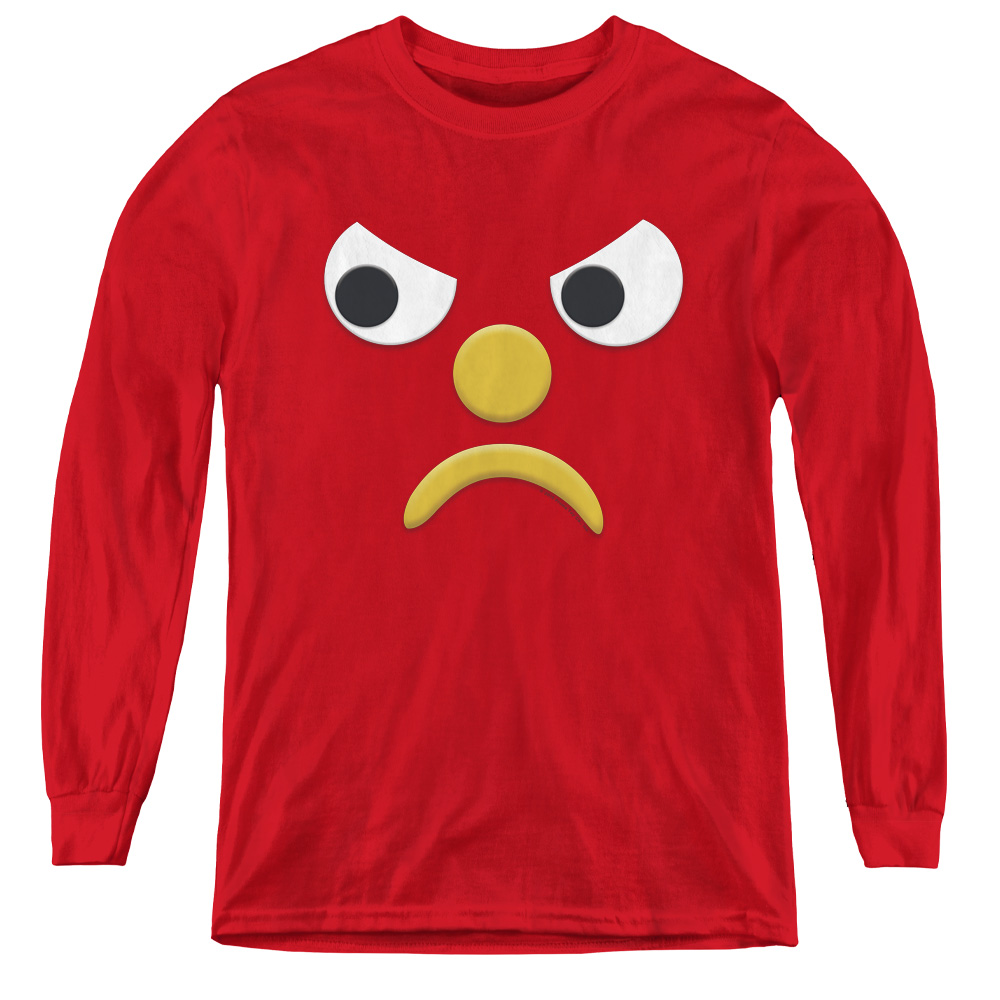 Gumby & Blockhead G Youth Long Sleeve T-Shirt   Red - Small