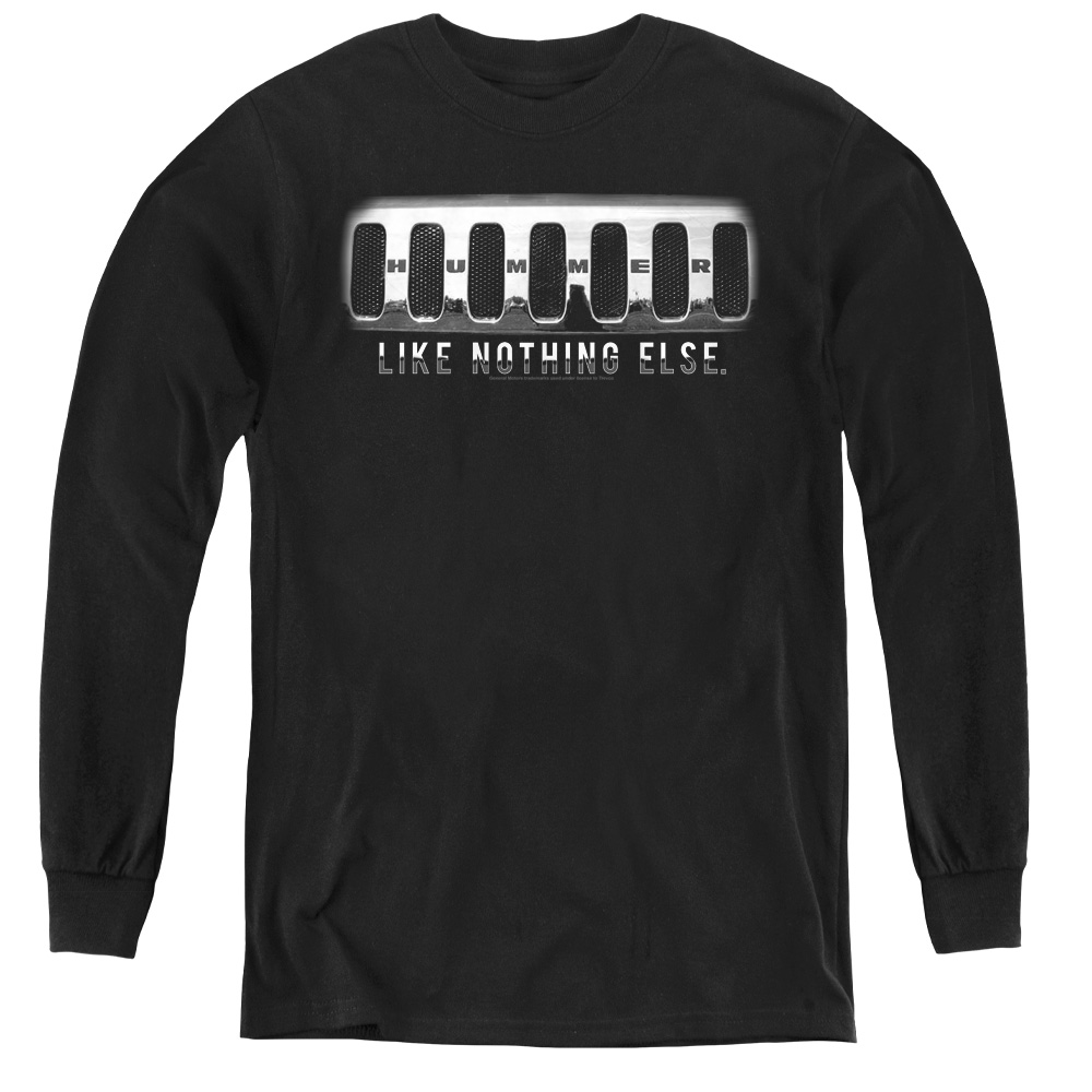 Hummer & Grill Youth Long Sleeve T-Shirt   Black - Medium
