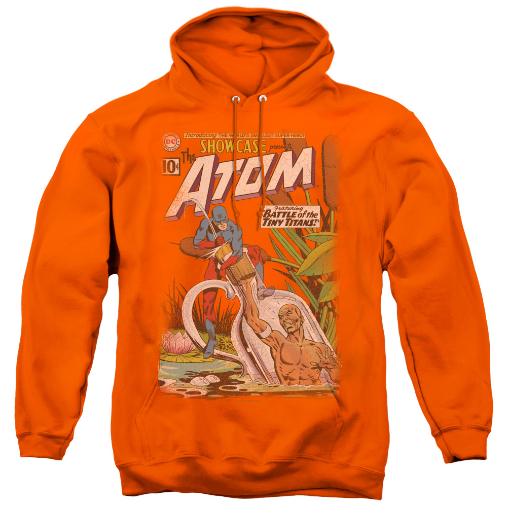 JLA & Showcase No. 34 Cover Adult Pull-Over Hoodie   Orange - Medium