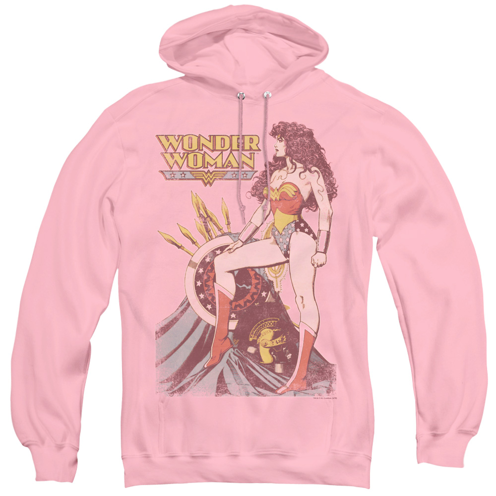 JLA614-AFTH-2 JLA & Armament-Adult Pull-Over Hoodie, Pink - Medium
