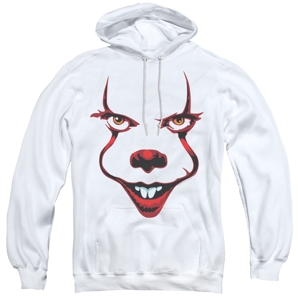 Trevco   It 2 & Smile Adult Pull Over Hoodie, White - Extra Large