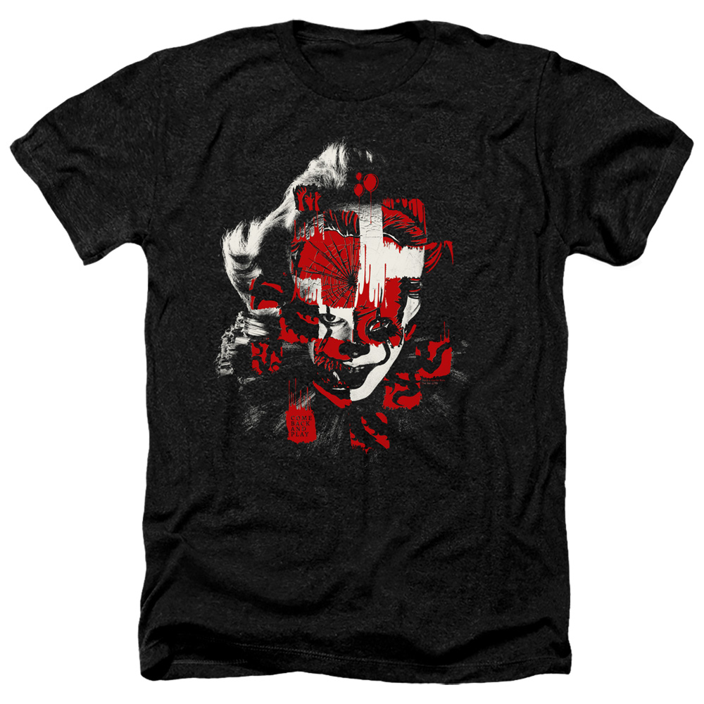 It 2 Come Back & Play Adult Heather T-Shirt, Black - Small