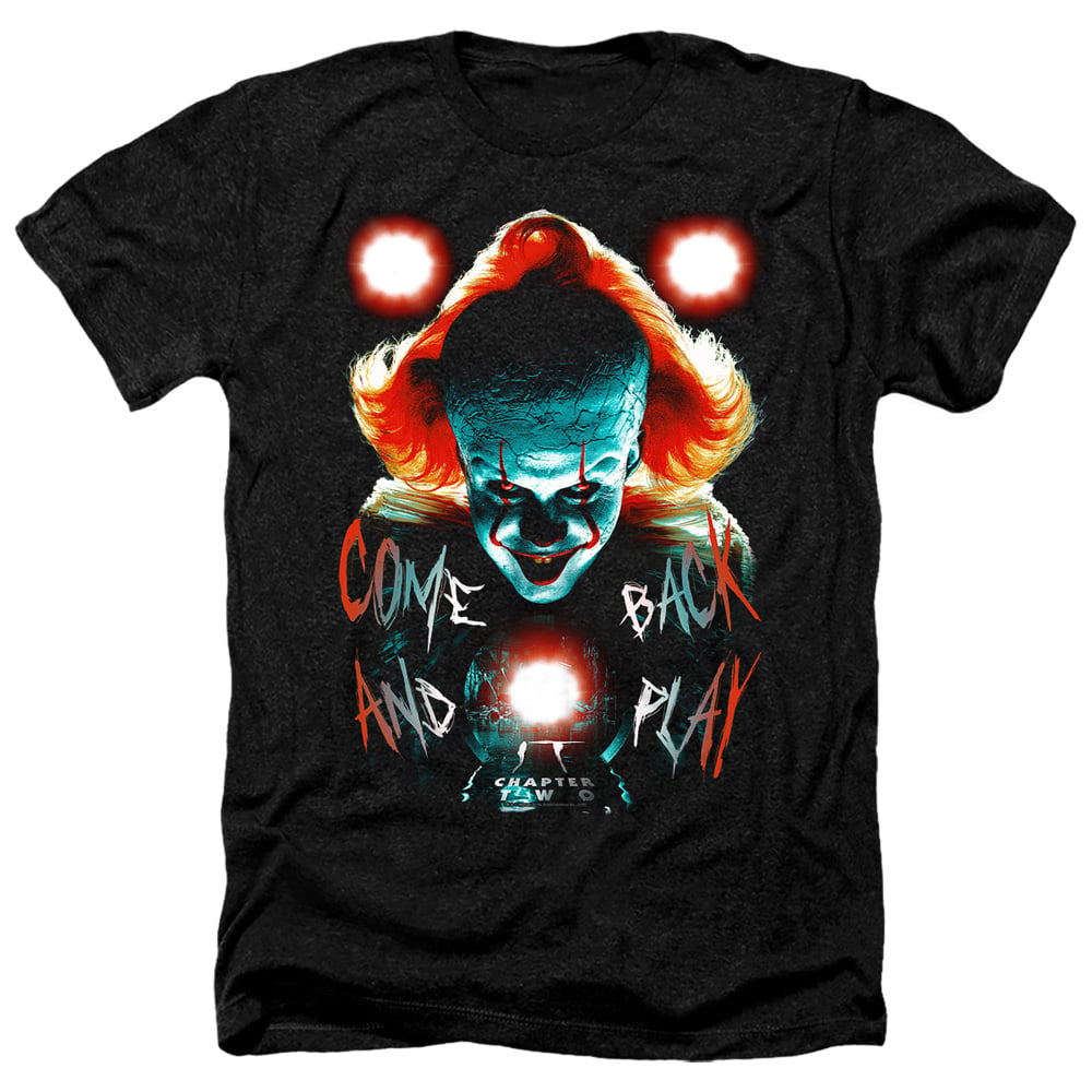 It & Dead Lights Adult Heather T-Shirt, Black - Large