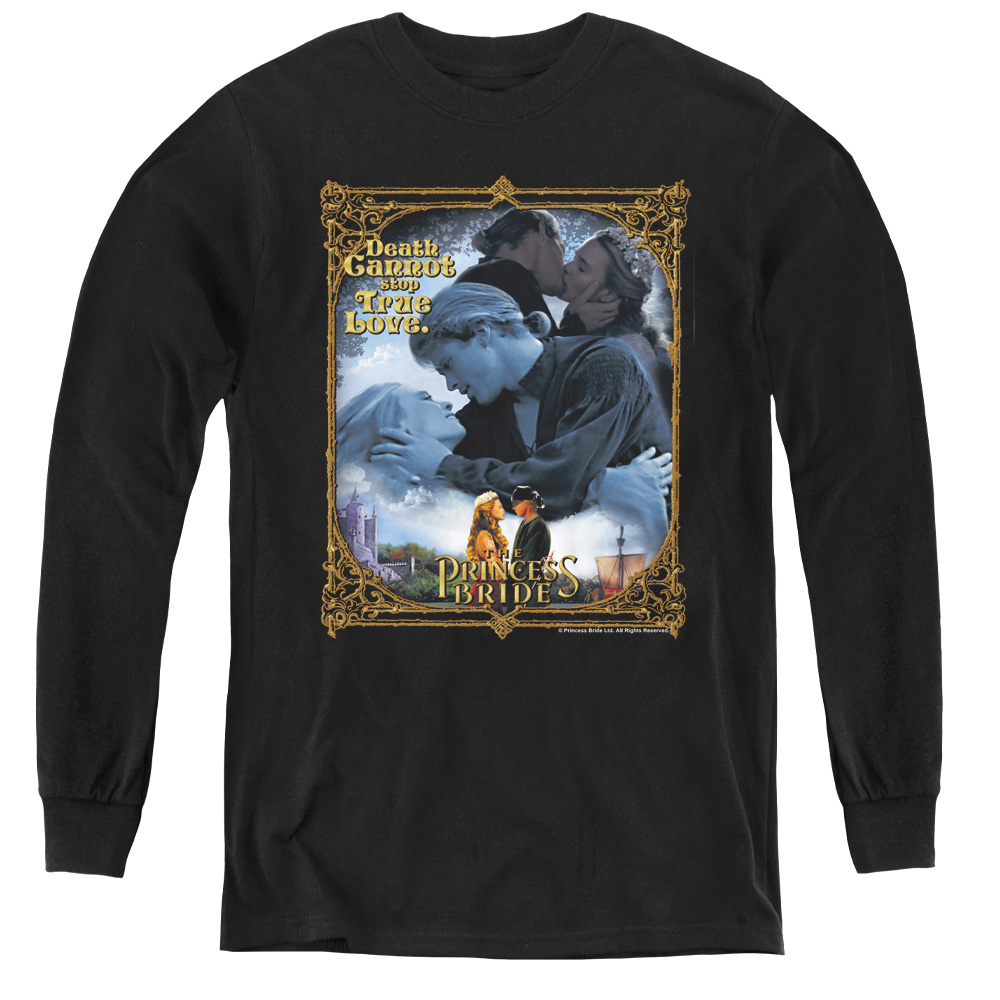 Princess Bride & Timeless Youth Long Sleeve Tee Shirt, Black - Medium