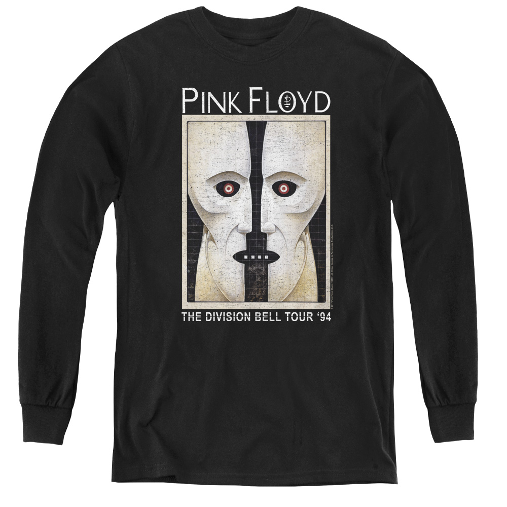 Pink Floyd & The Division Bell Youth Long Sleeve Tee Shirt, Black - Medium