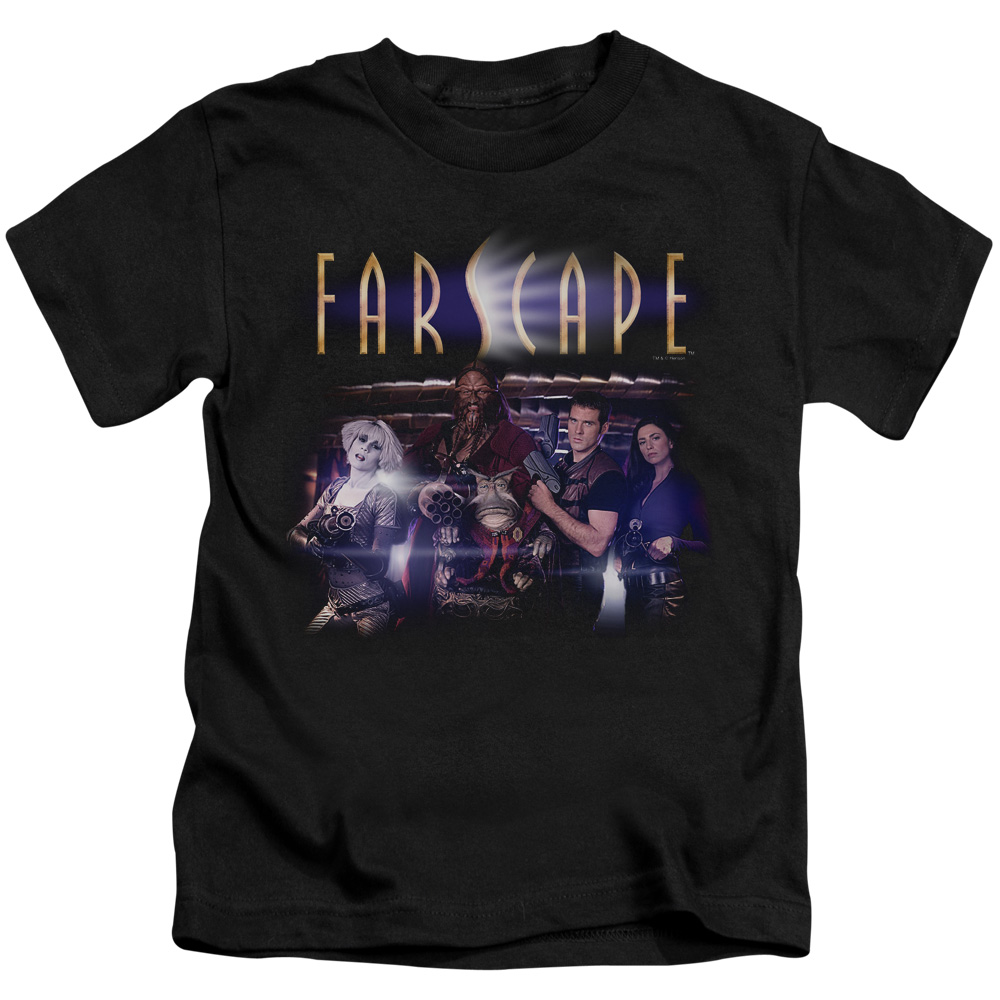 Farscape & Flarescape Short Sleeve Juvenile 18-1 T-Shirt, Black - Medium 5-6
