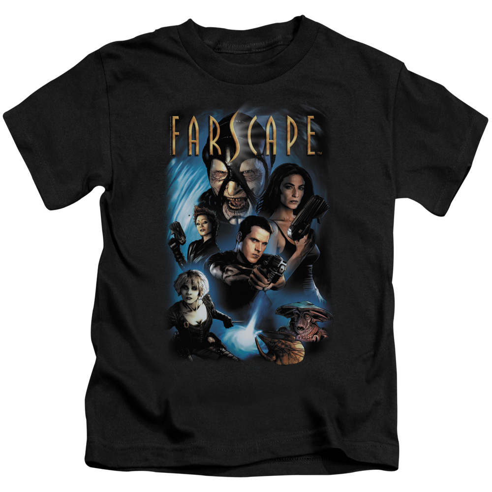 Farscape & Comic Cover Short Sleeve Juvenile 18-1 T-Shirt, Black - Large 7