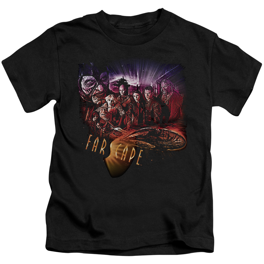Farscape & Graphic Collage Short Sleeve Juvenile 18-1 T-Shirt, Black - Large 7