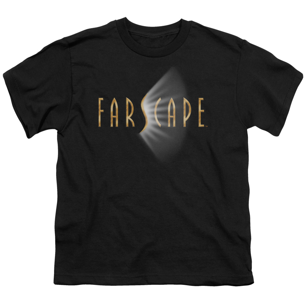 Farscape & Logo Short Sleeve Youth 18-1 T-Shirt, Black - Medium