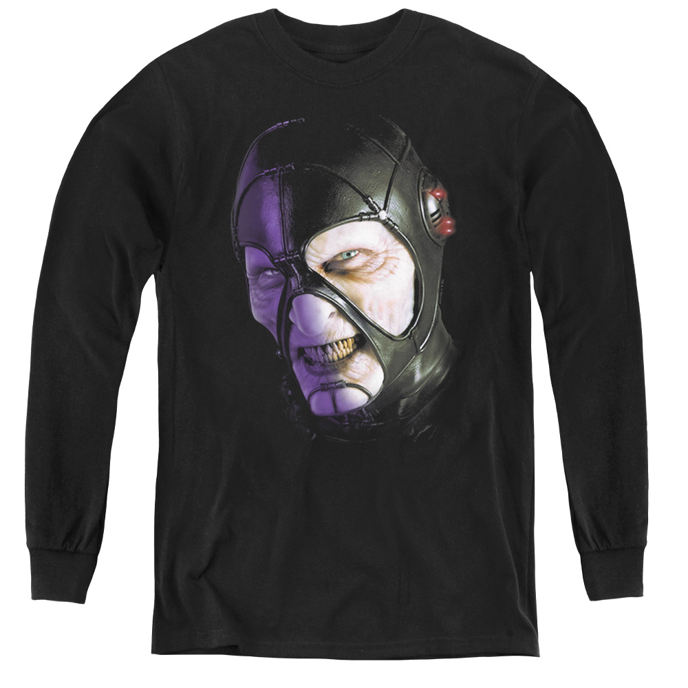 Farscape & Keep Smiling Youth Long Sleeve Tee, Black - Medium