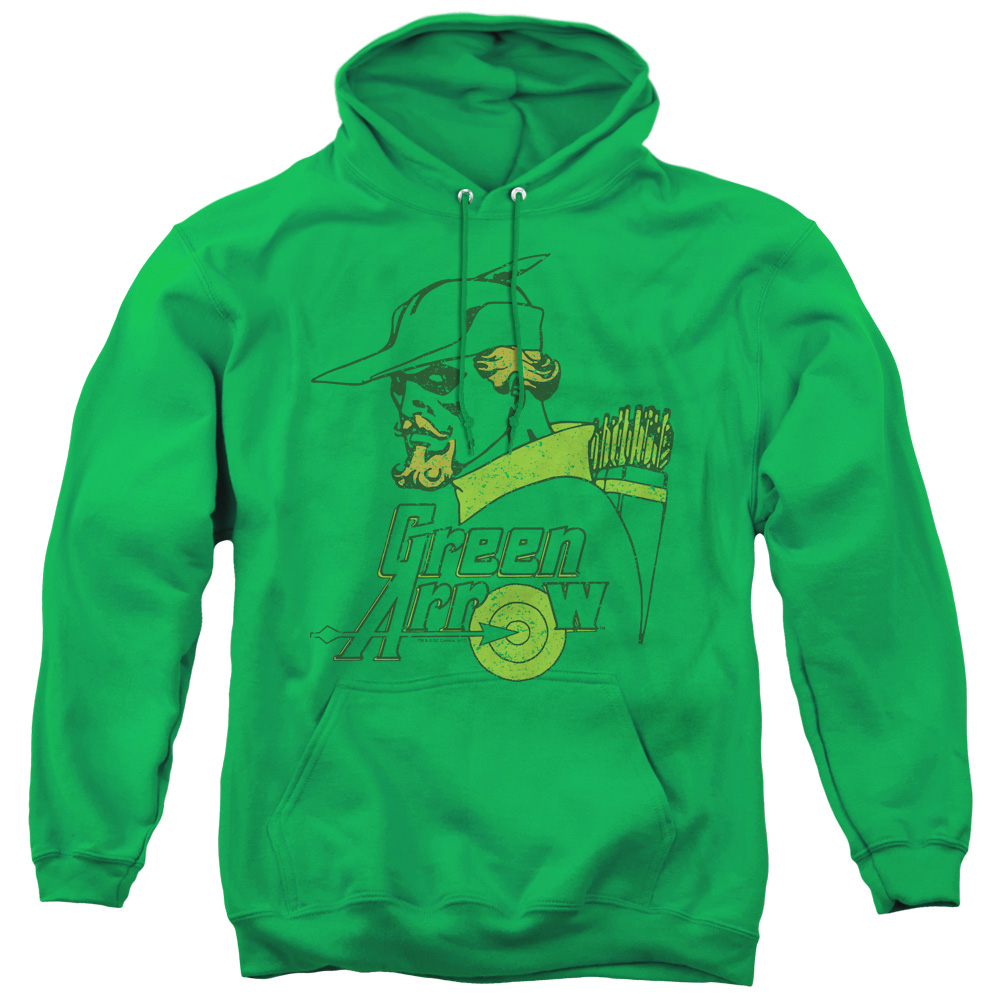 DC & Close Up Adult Pullover Hoodie, Kelly Green - Large