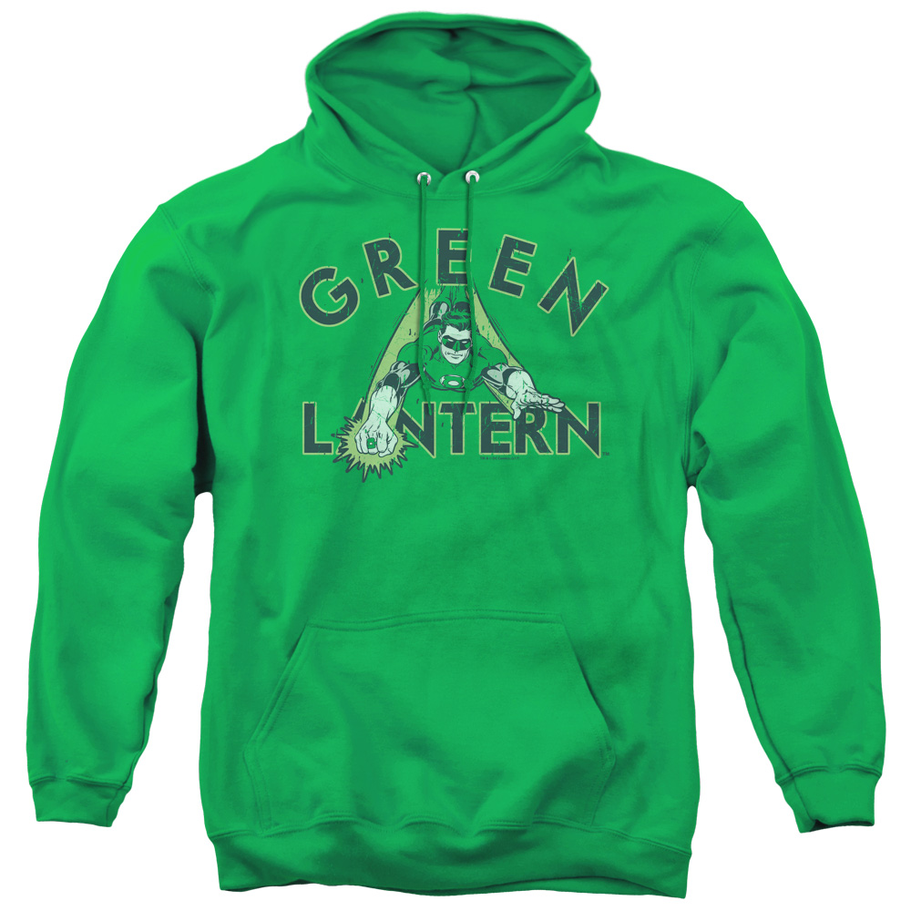 DCO858-AFTH-1 DC & In Flight Adult Pullover Hoodie, Kelly Green - Small