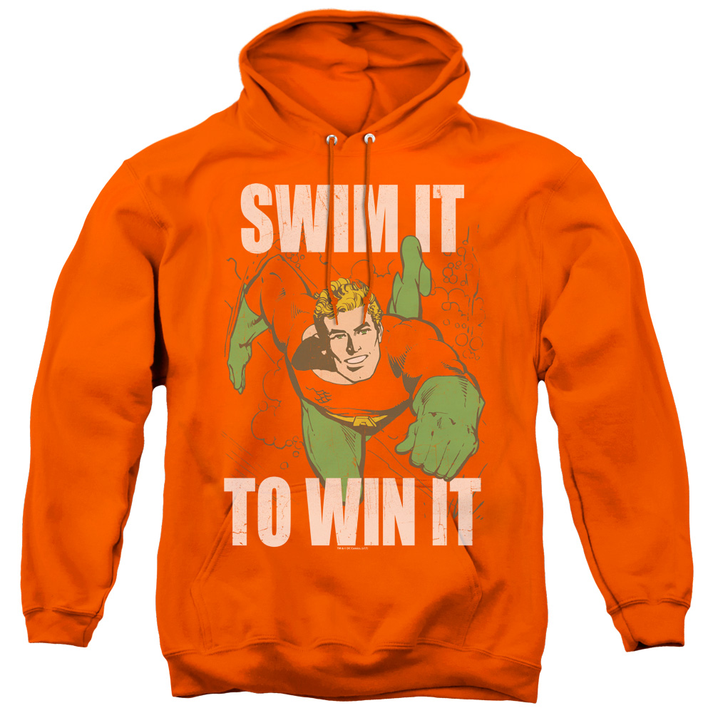 DCO861-AFTH-2 DC & Swim it Adult Pullover Hoodie, Orange - Medium