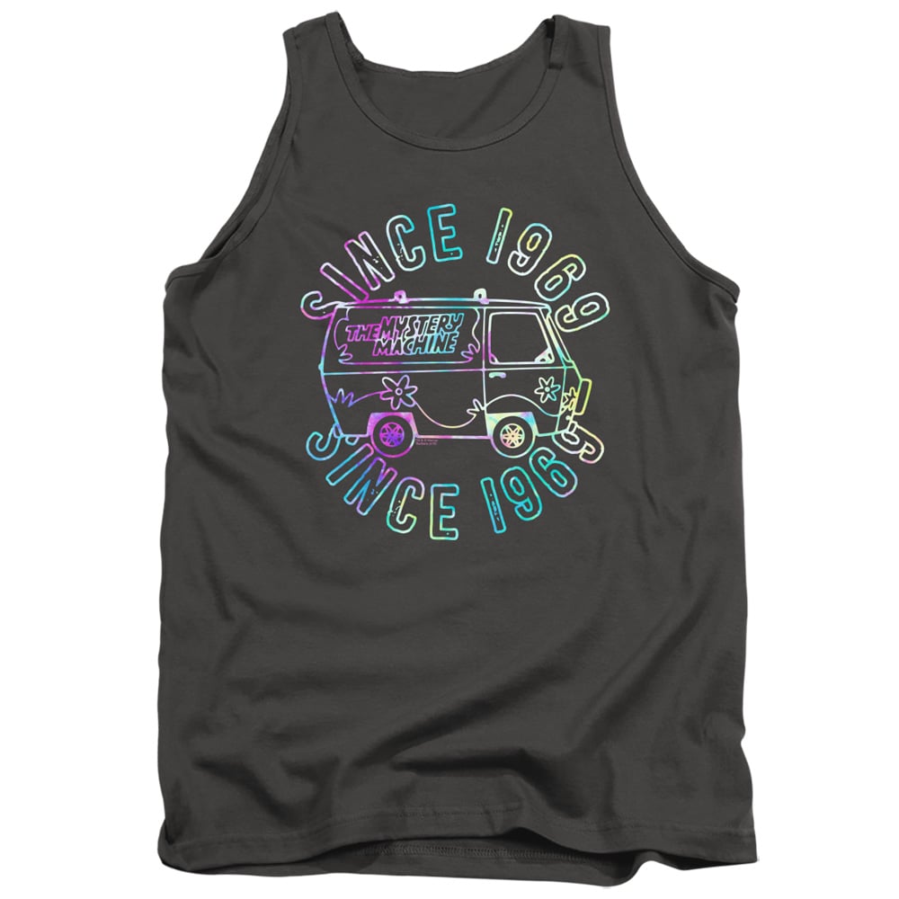 Scooby Doo & Groovin 69 Adult Tank Top, Charcoal - Medium
