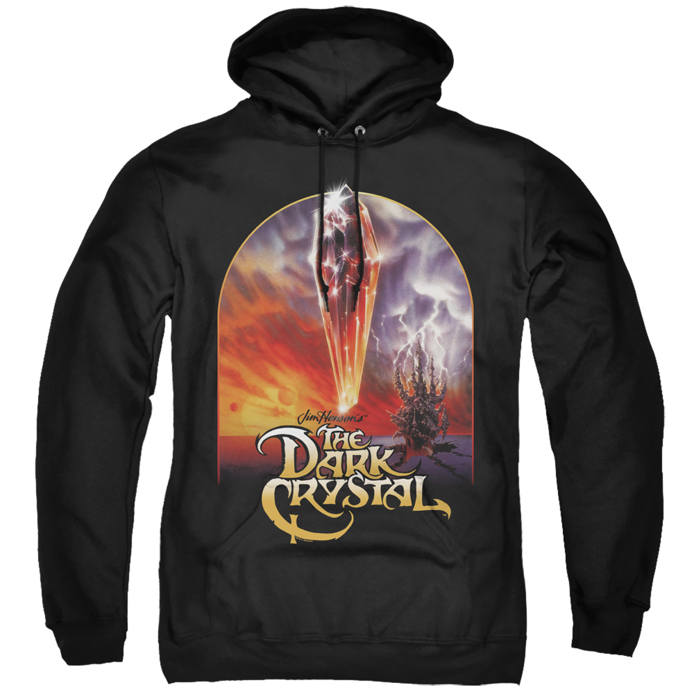 DKC129-AFTH-2 Dark Crystal & Crystal Poster Adult Pull-Over Hoodie, Black - Medium