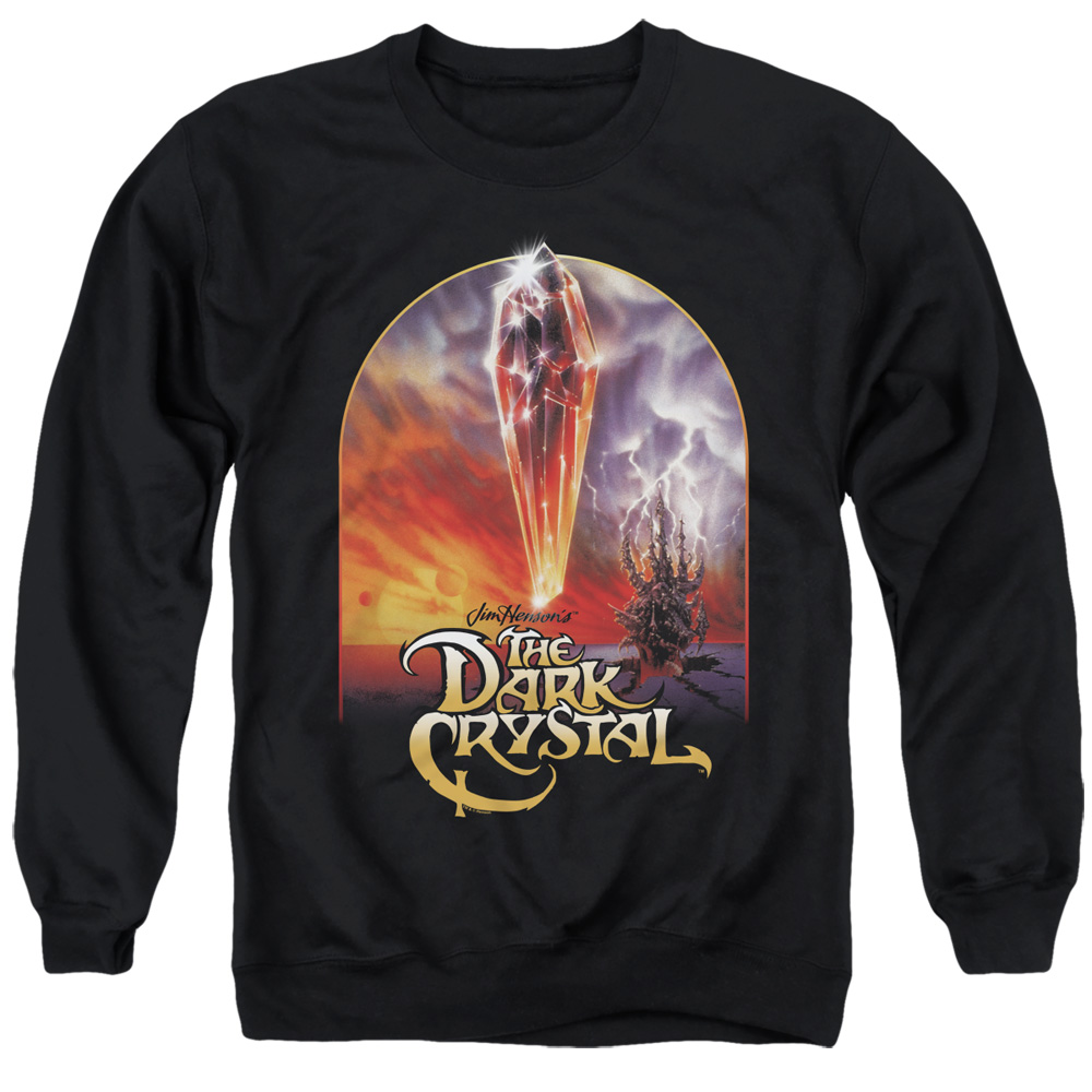 Dark Crystal & Crystal Poster Adult Crewneck Sweatshirt, Black - Medium
