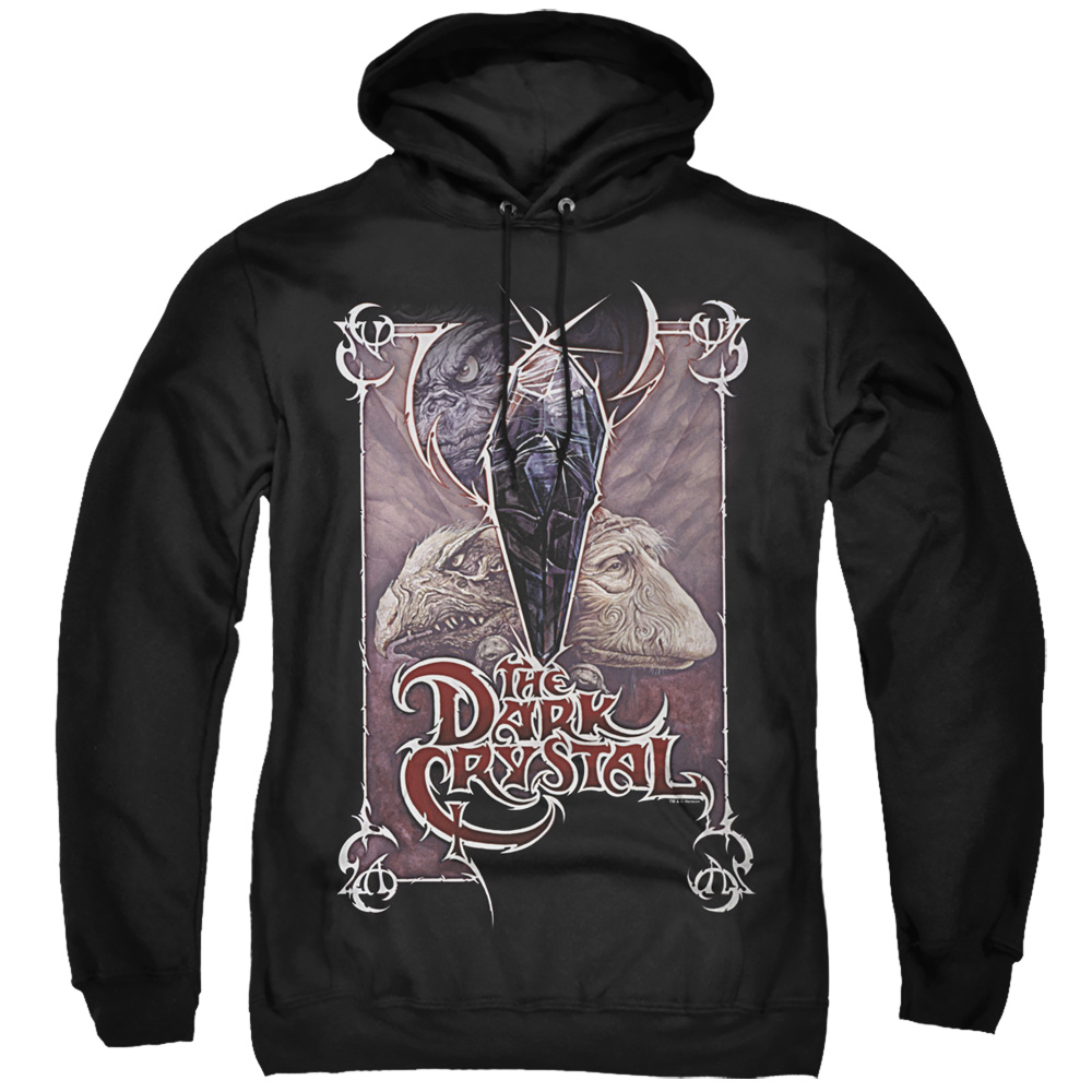 DKC132-AFTH-7 Dark Crystal & Wicked Poster Adult Pull-Over Hoodie, Black - 4X -  Trevco