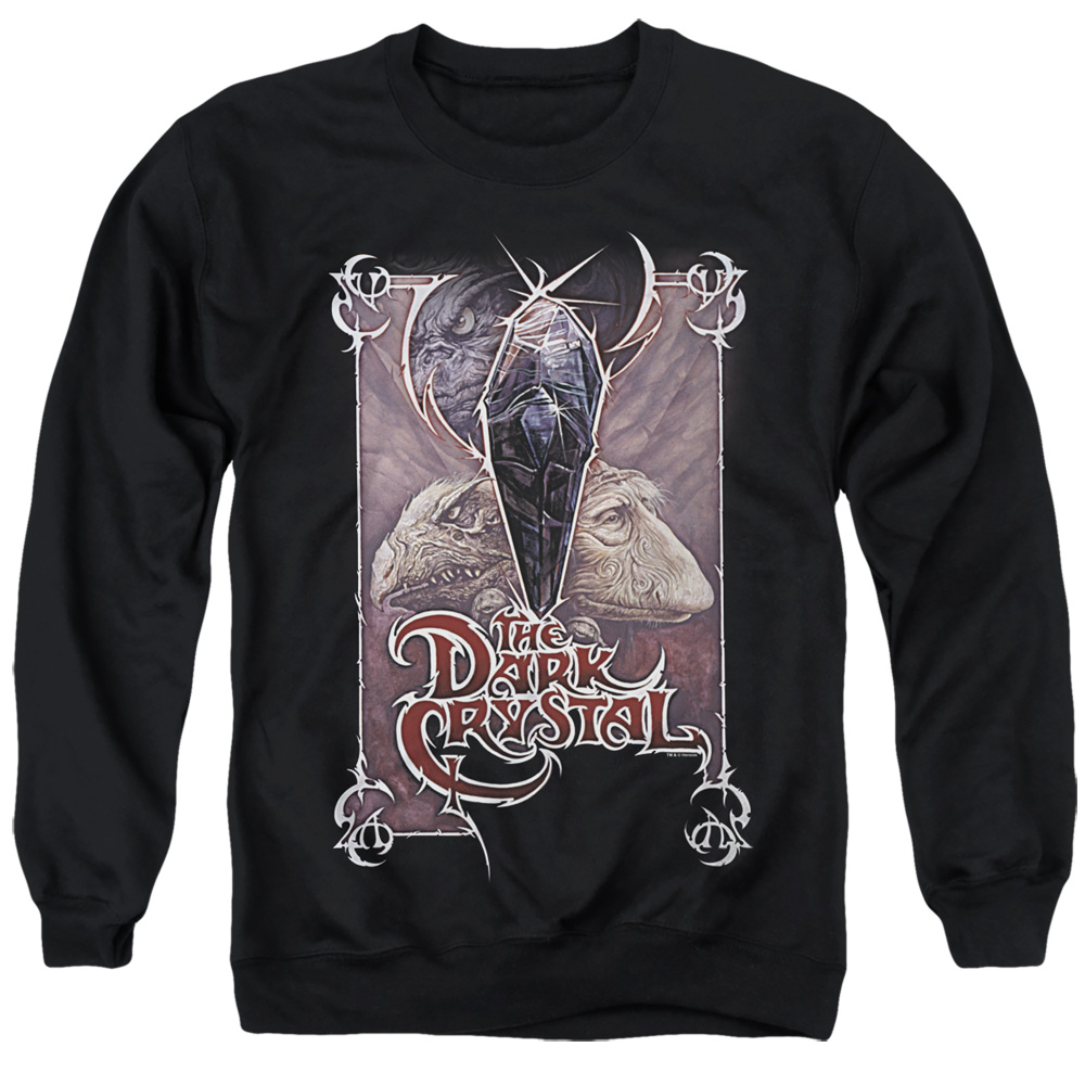 Dark Crystal & Wicked Poster Adult Crewneck Sweatshirt, Black - Medium