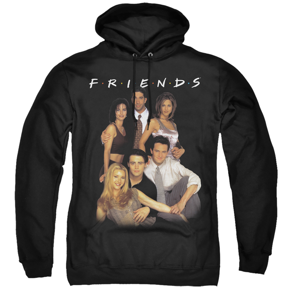 Friends & Stand Together Adult Pull-Over Hoodie, Black - Medium
