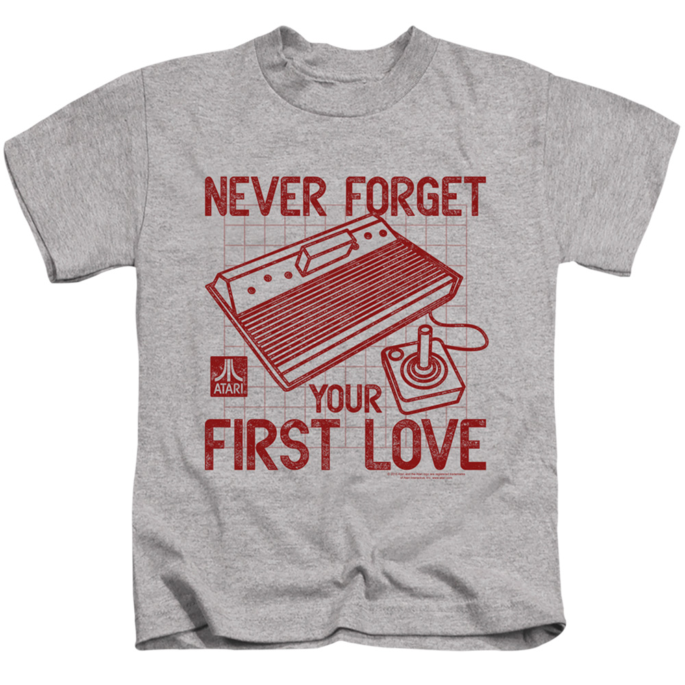 Atari & First Love - Short Sleeve Juvenile 18-1 T-Shirt, Athletic Heather - Small 4