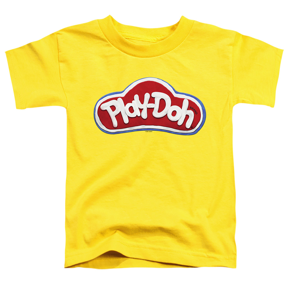 Play Doh & Logo In Doh-Short Sleeve Toddler Tee, Yellow - Medium 3T