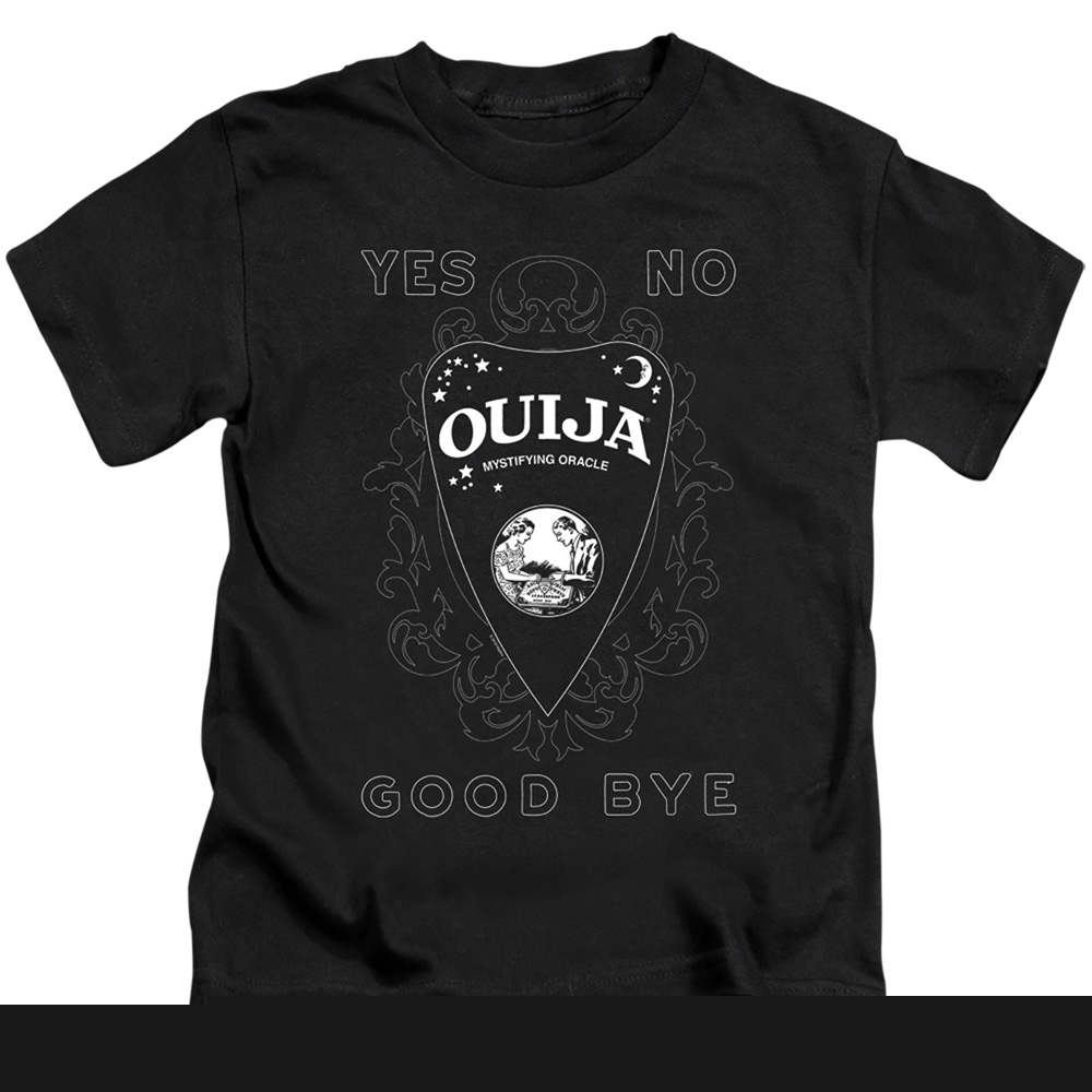 Ouija & Planchette-Short Sleeve 18-1 Juvenile Sheer T-Shirt, Black - Medium 5-6