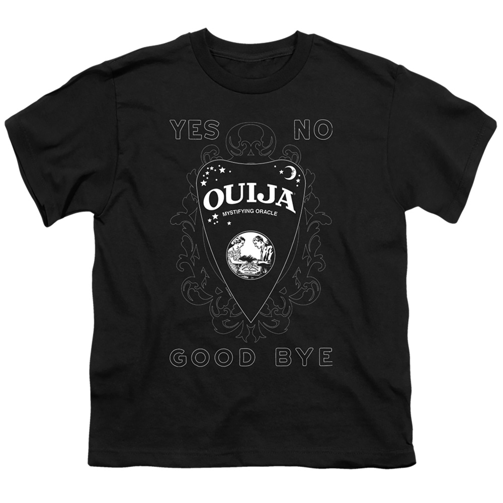 Ouija & Planchette-Short Sleeve 18-1 Youth T-Shirt, Black - Medium