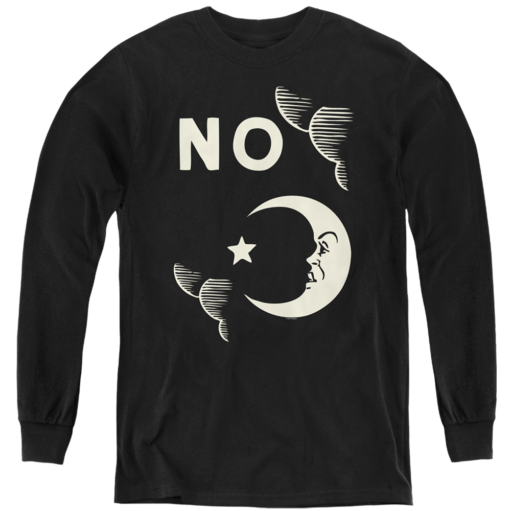 Ouija & No-Youth Long Sleeve T-Shirt, Black - Medium