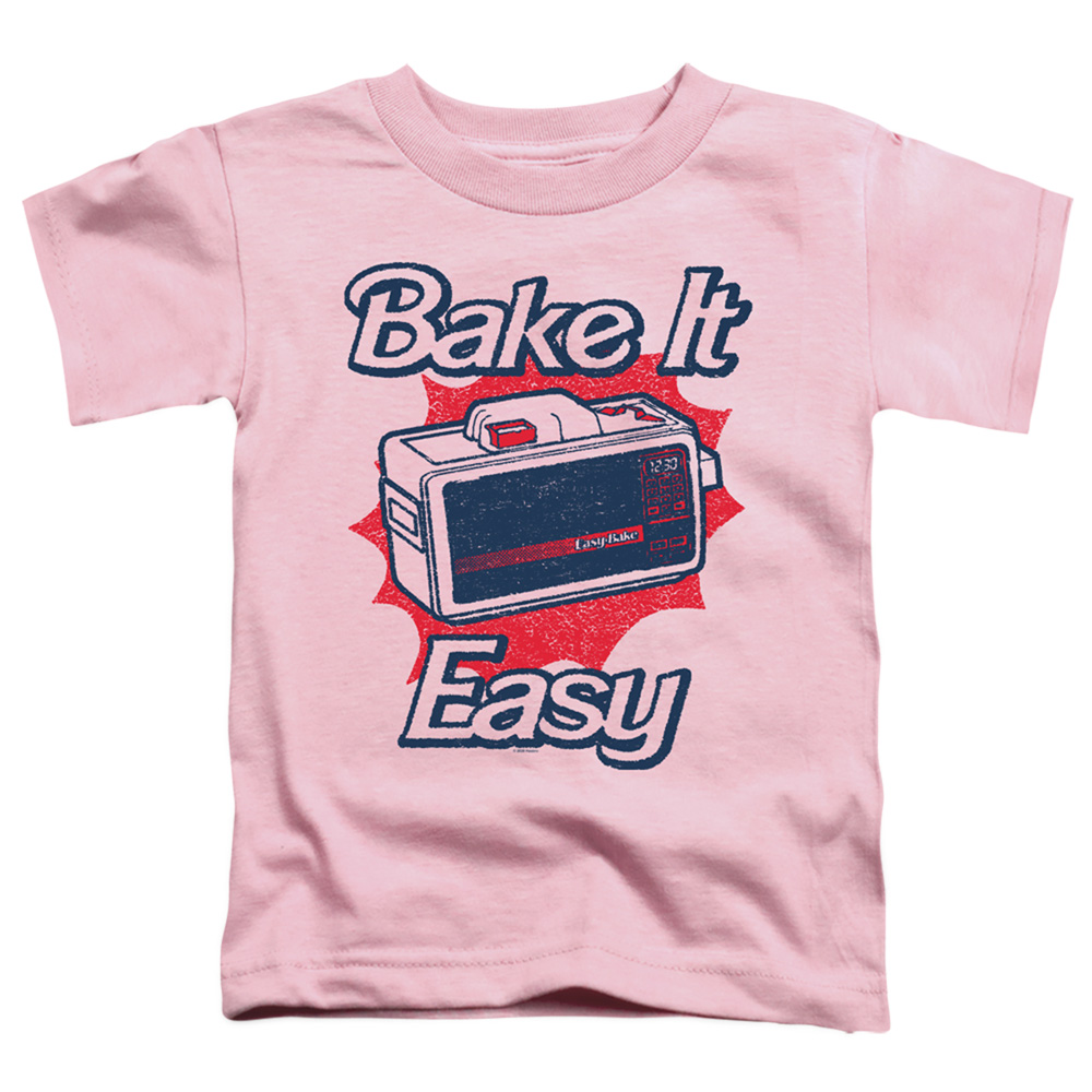 Easy Bake Oven & Bake It Easy-Short Sleeve Toddler Tee, Pink - Small 2T