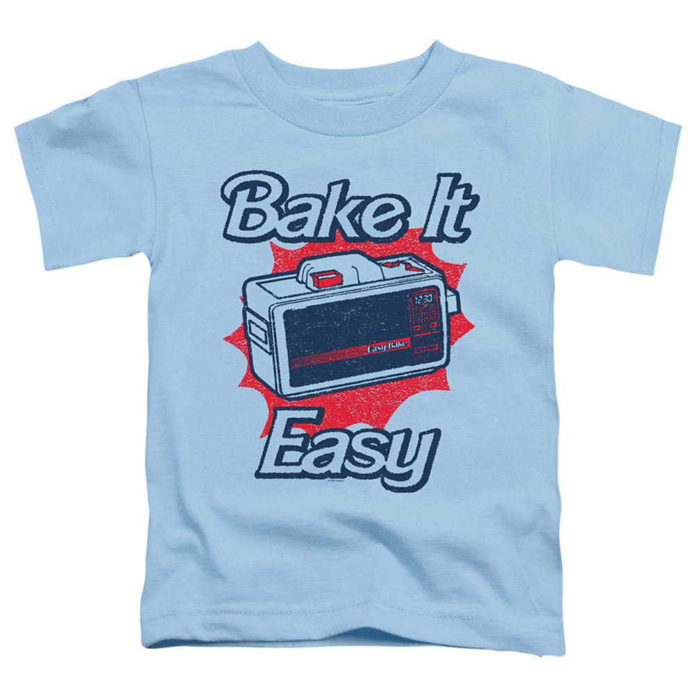 Easy Bake Oven & Bake It Easy-Short Sleeve Toddler Tee, Light Blue - Large 4T