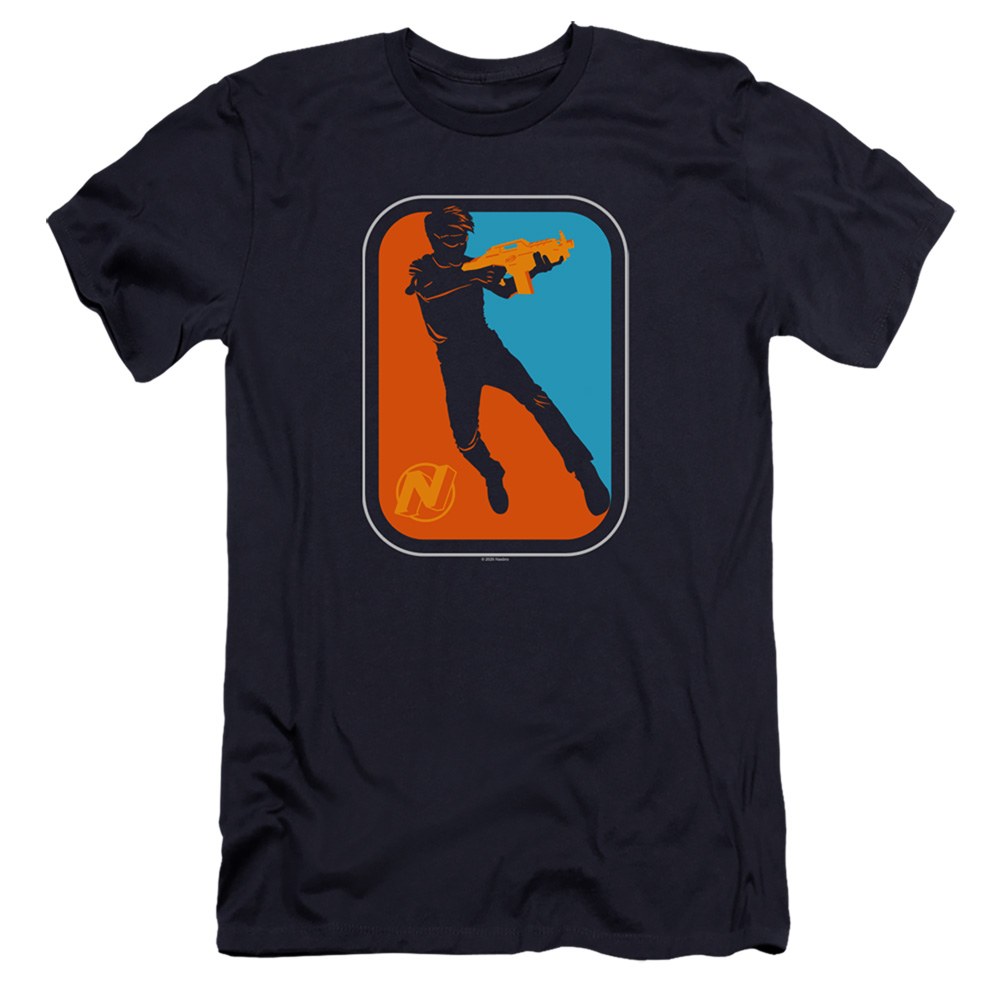 Nerf & Nerf Pro-HBO Short Sleeve 30-1 Adult T-Shirt, Navy - Medium