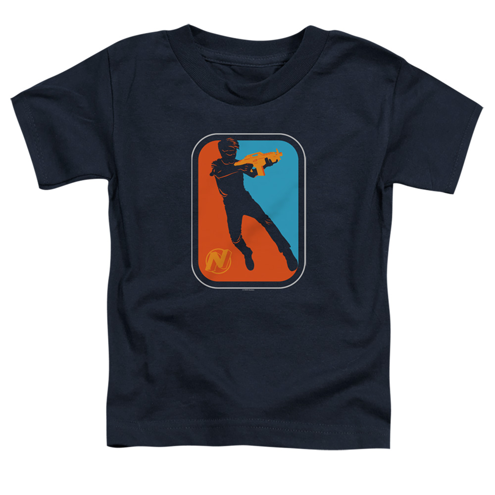 Nerf & Nerf Pro-Short Sleeve Toddler Tee, Navy - Medium 3T