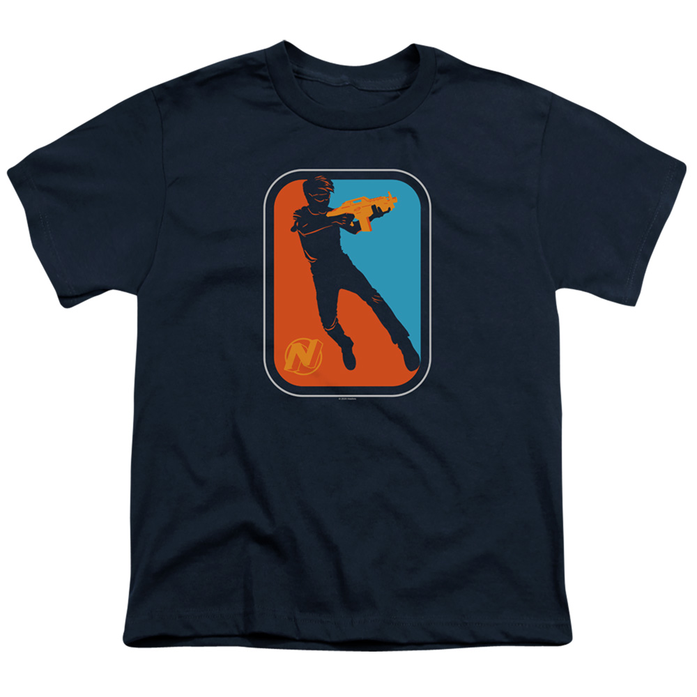 Nerf & Nerf Pro-Short Sleeve 18-1 Youth T-Shirt, Navy - Medium