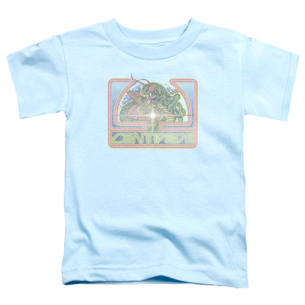 ATRI120-TT-2 Atari & Classic Centipede Toddler Cotton Short Sleeve T-Shirt, Light Blue - Medium - 3 Toddler