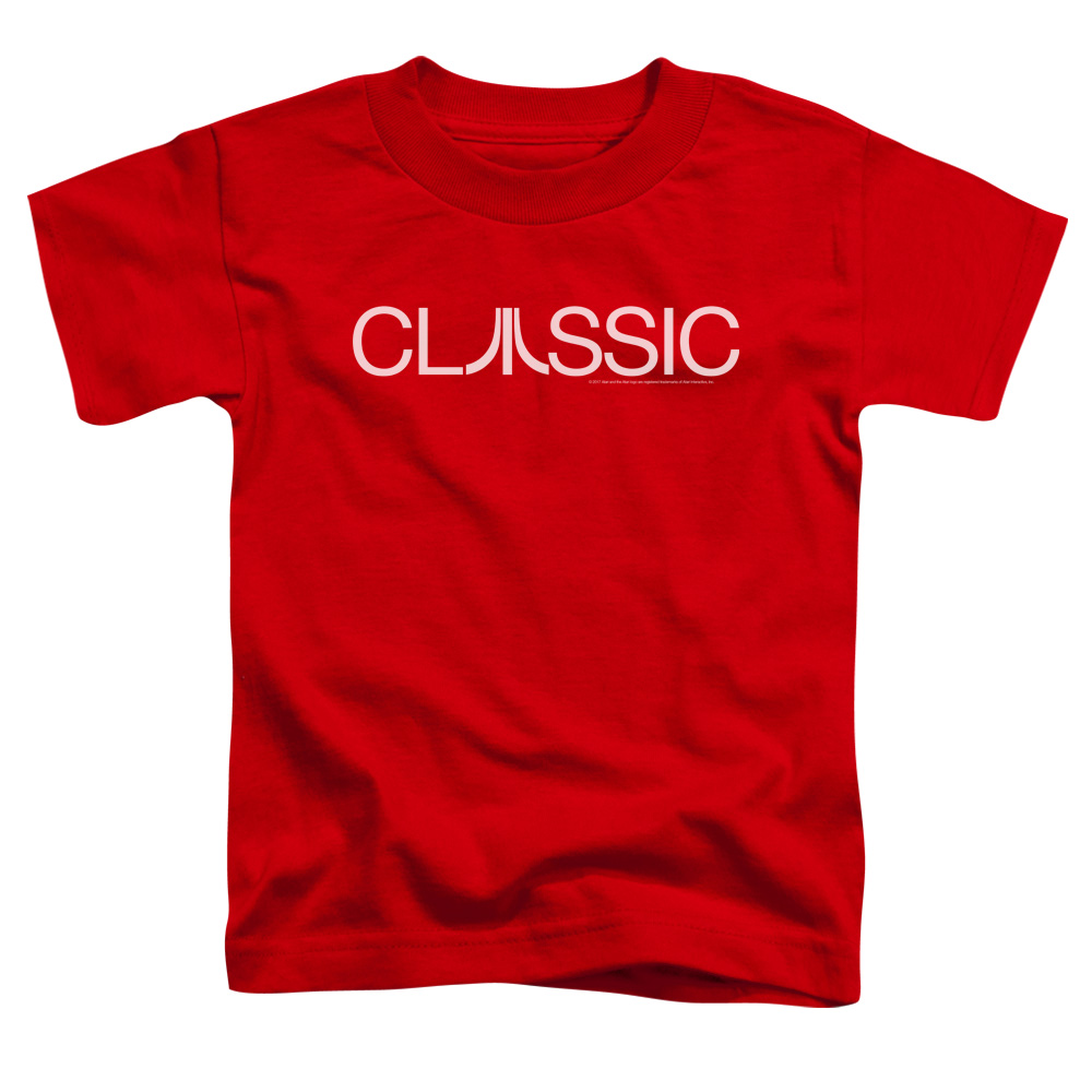 ATRI160-TT-2 Atari & Classic Toddler Cotton Short Sleeve T-Shirt, Red - Medium - 3 Toddler