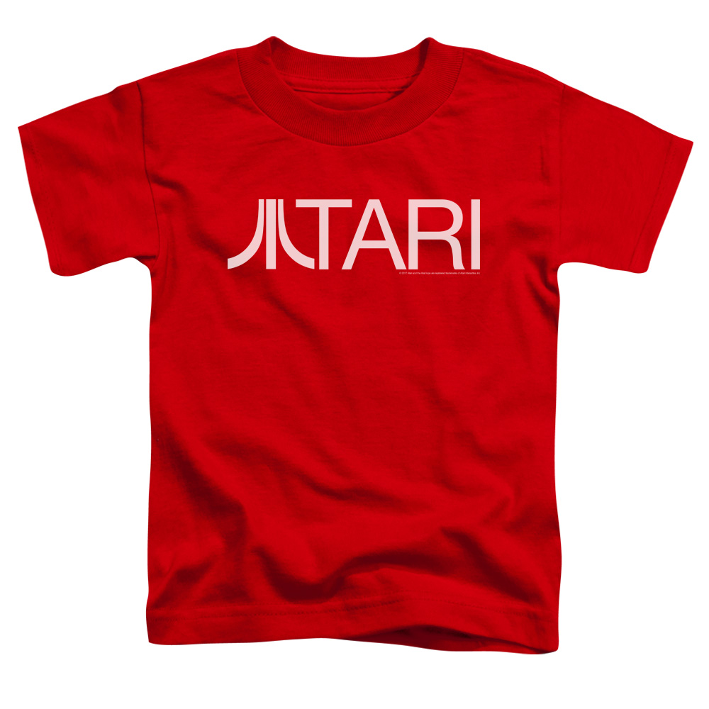 ATRI158-TT-2 Atari & Atari Toddler Cotton Short Sleeve T-Shirt, Red - Medium - 3 Toddler