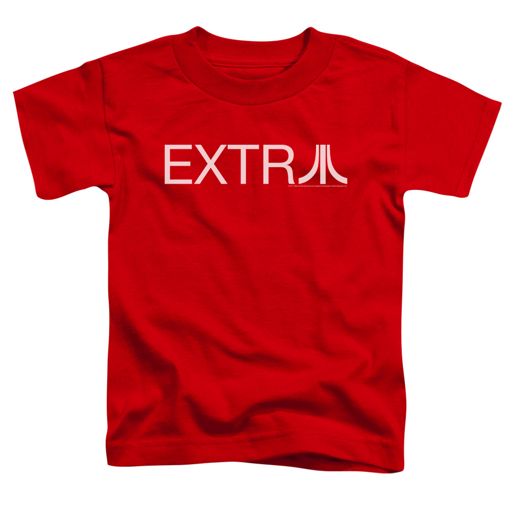 ATRI162-TT-2 Atari & Extra Toddler Cotton Short Sleeve T-Shirt, Red - Medium - 3 Toddler