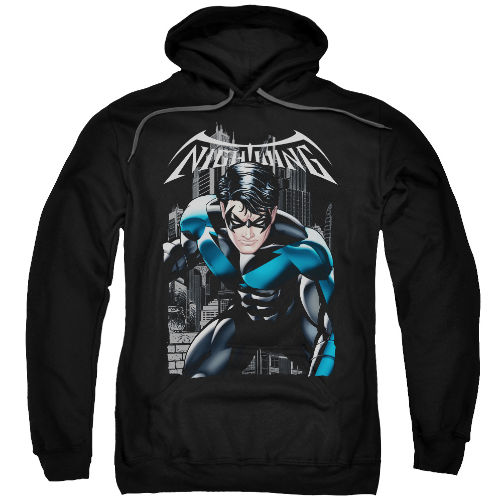 BM2469B-AFTH-7 Batman & a Legacy Adult Pull-Over Hoodie, Black - 4X -  Trevco