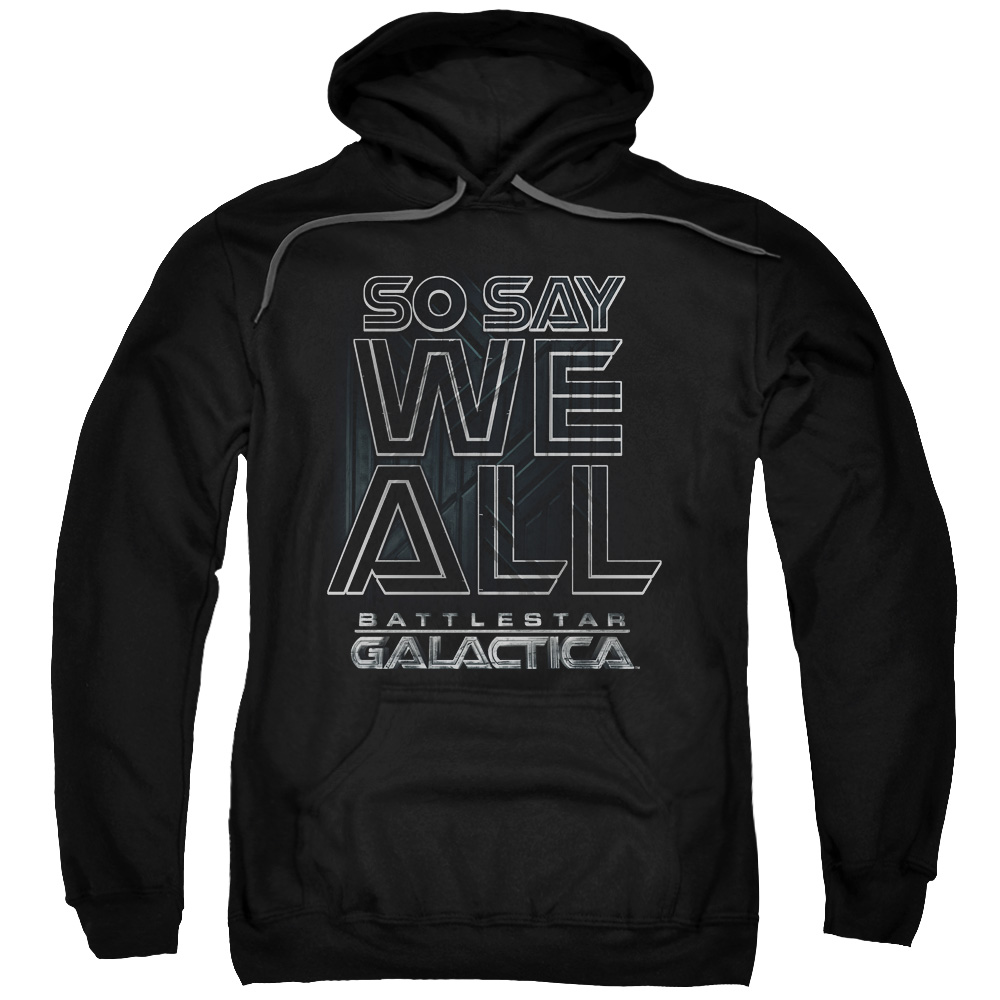 BSG231-AFTH-7 BSG & Together Now Adult Pull-Over Hoodie, Black - 4X -  Trevco