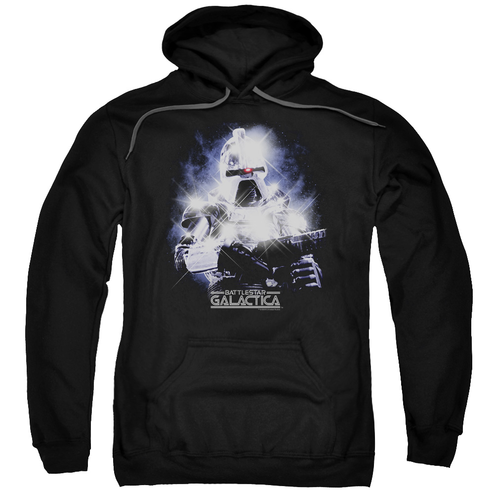 BSG & 35th Anniversary Cylon Adult Pull-Over Hoodie, Black - 5X