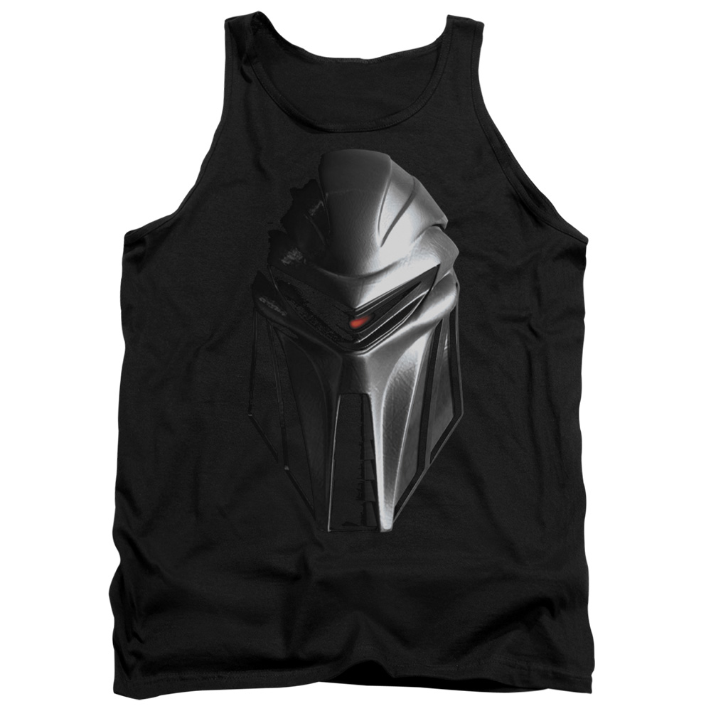 BSG & Cylon Head Adult Cotton Tank Top, Black - Medium