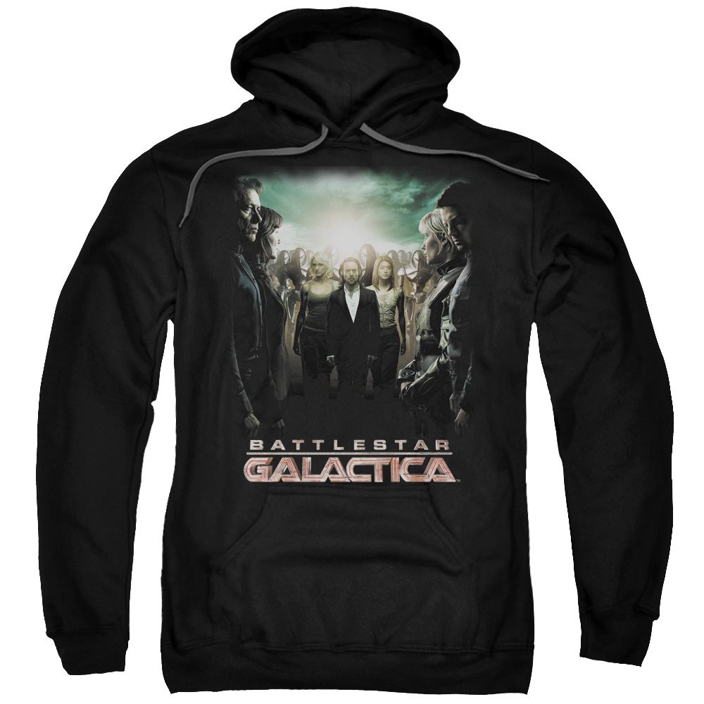 BSG130-AFTH-4 BSG & Crossroads Adult Pull-Over Hoodie, Black - Extra Large