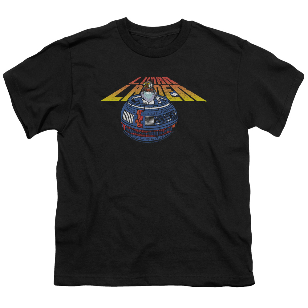 Atari & Lunar Globe Short Sleeve Cotton Youth 18-1 T-Shirt, Black - Medium