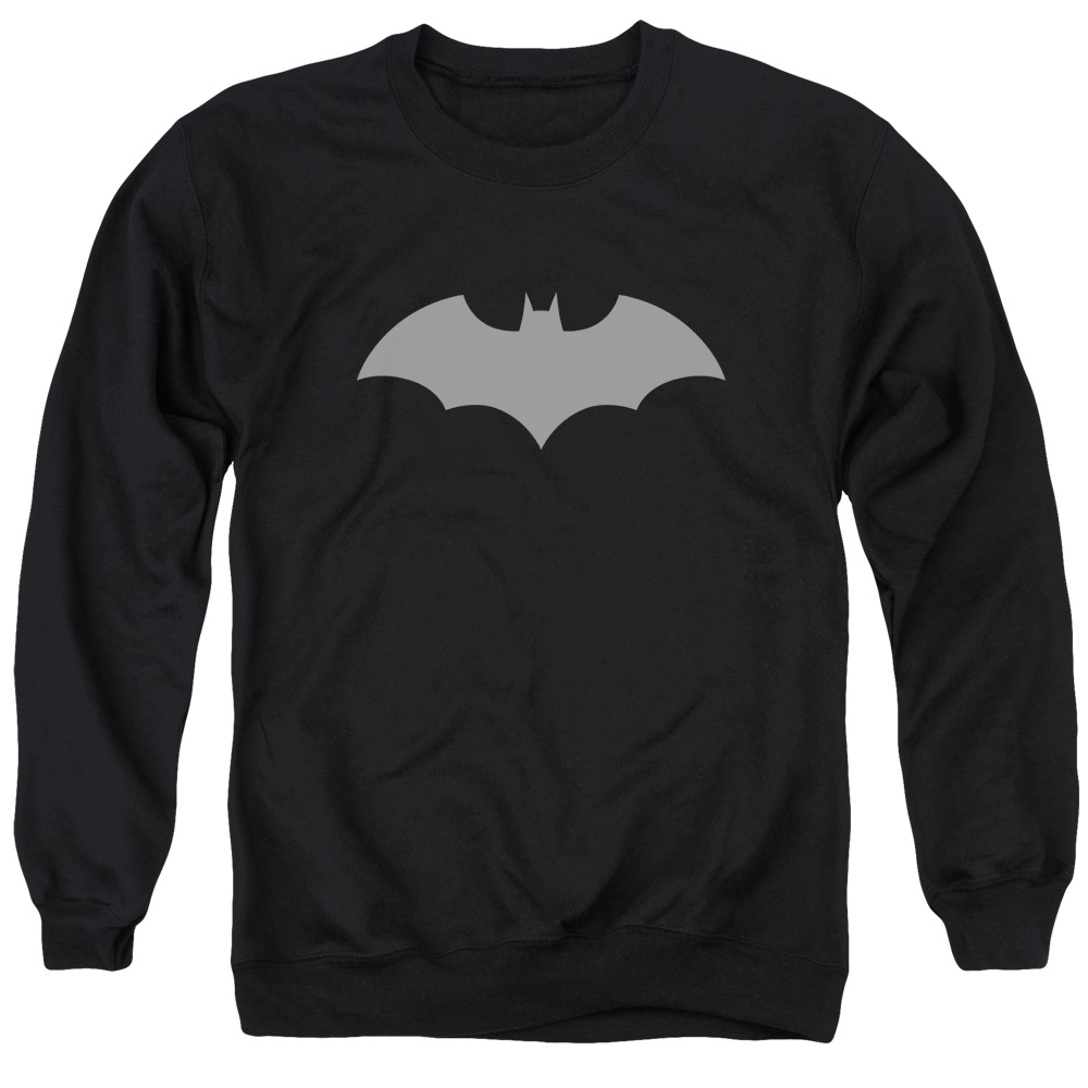 Batman & 52 Black Long Sleeve Adult Crewneck Sweatshirt, Black - Medium