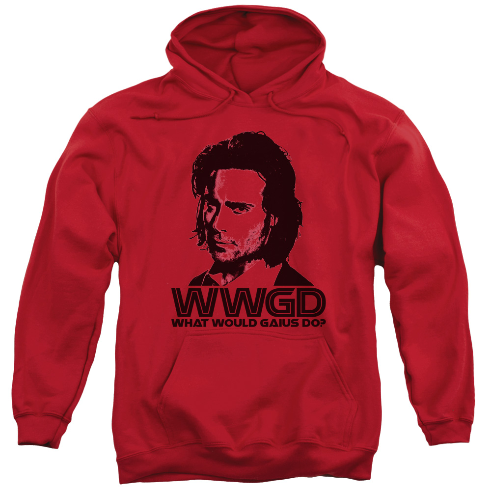 BSG220-AFTH-1 BSG & WWGD Adult Pull-Over Hoodie, Red - Small