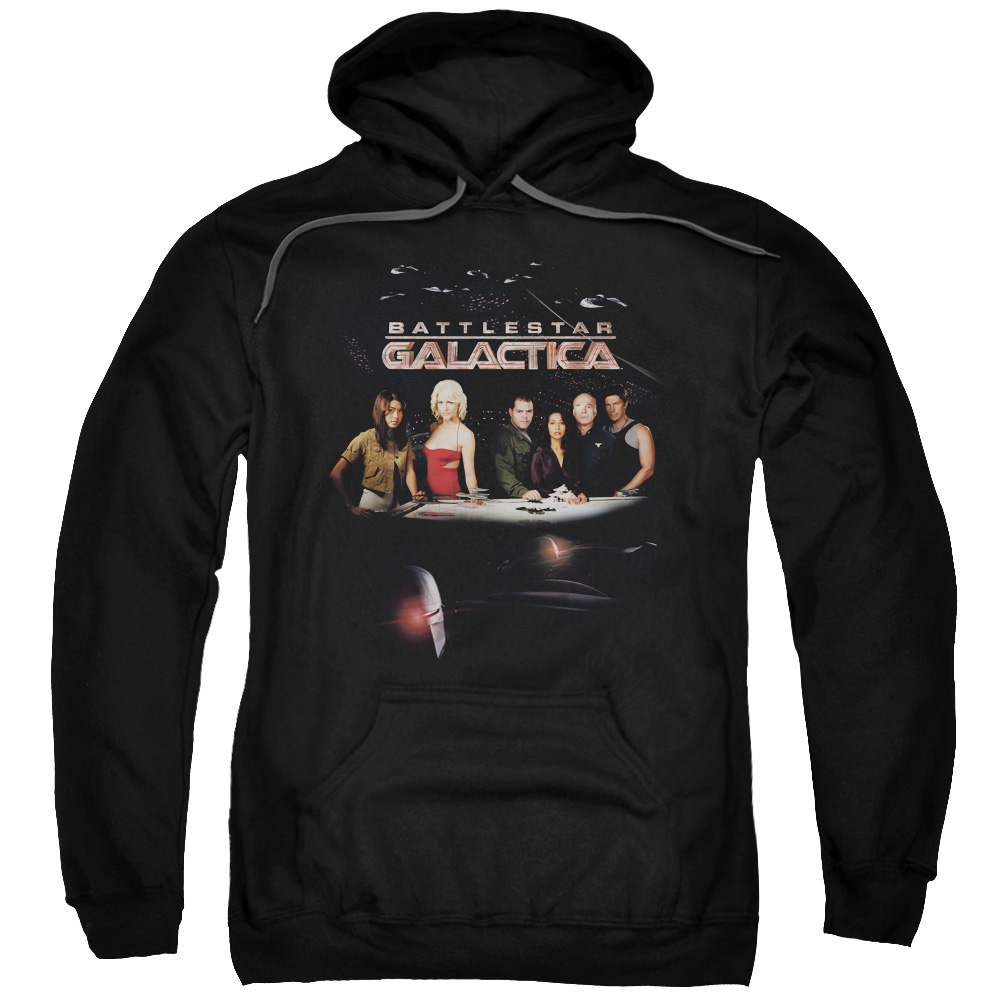 BSG249-AFTH-7 BSG & Destiny Adult Pull-Over Hoodie, Black - 4X -  Trevco