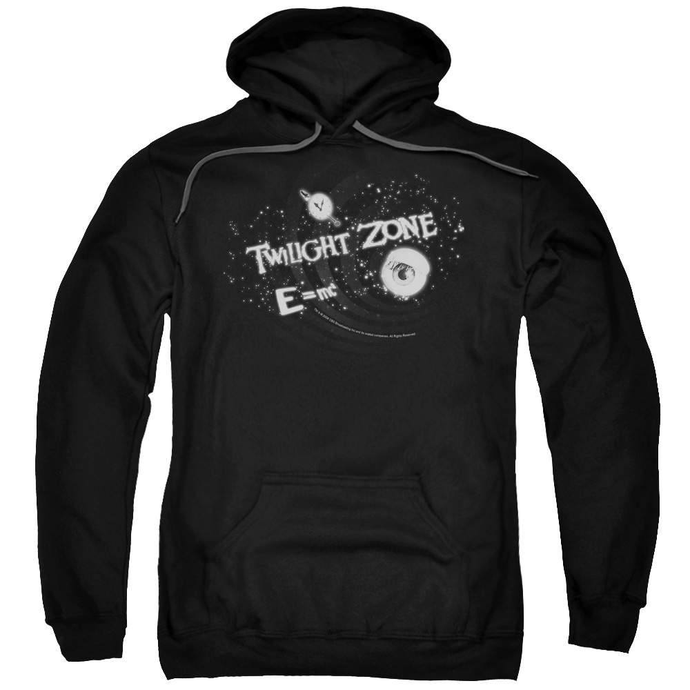 CBS106-AFTH-8 Twilight Zone & Another Dimension Adult Pull-Over Hoodie, Black - 5X
