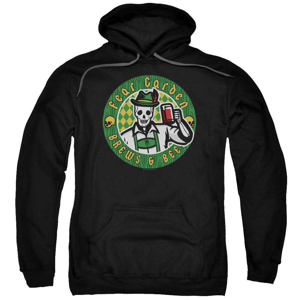 Hell Fest & Fear Garden Adult Pull-Over Hoodie, Black - Medium