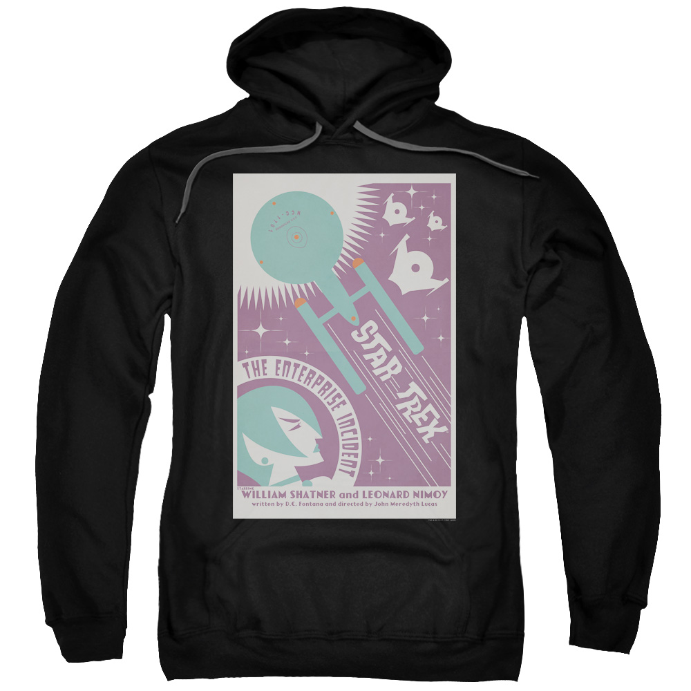 Star Trek & Tos Episode 57 Adult Pull-Over Hoodie, Black - Small